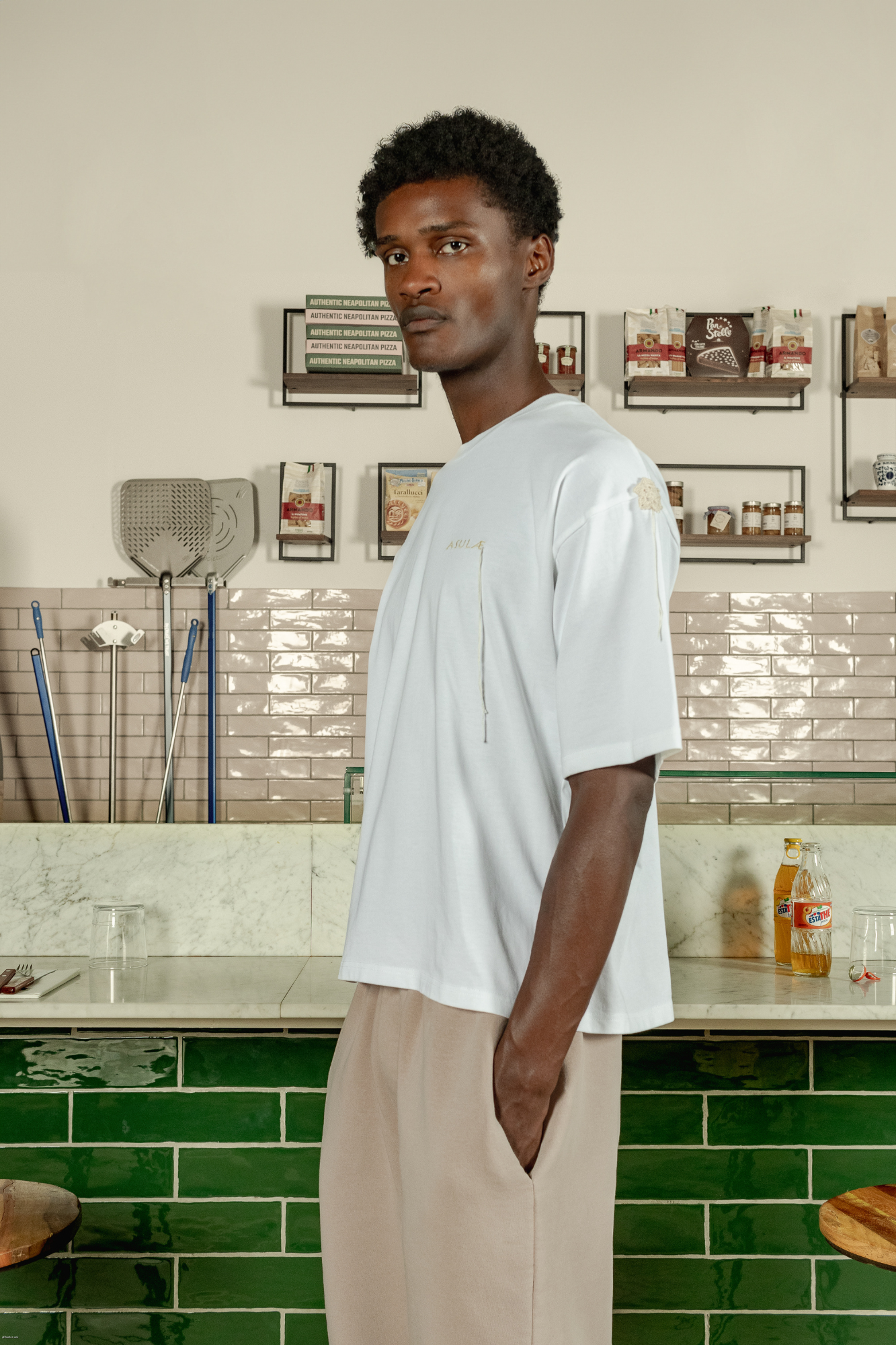 Le T-shirt Brodé Fleur de Lait